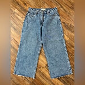 BNWT Abercrombie wide leg, curve love denim